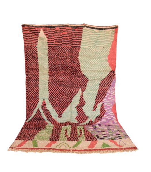 Tapis Berbere marocain pure laine 196 x 300 cm
