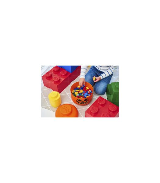 Boîte rangement LEGO tête Citrouille Ø 24 x 27.1 cm