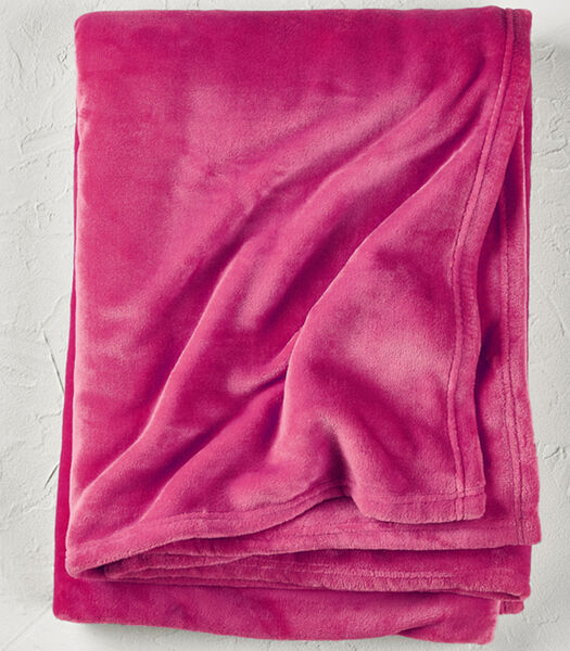 Fleece deken Snuggly Cerise - 150 x 200 cm - Roze