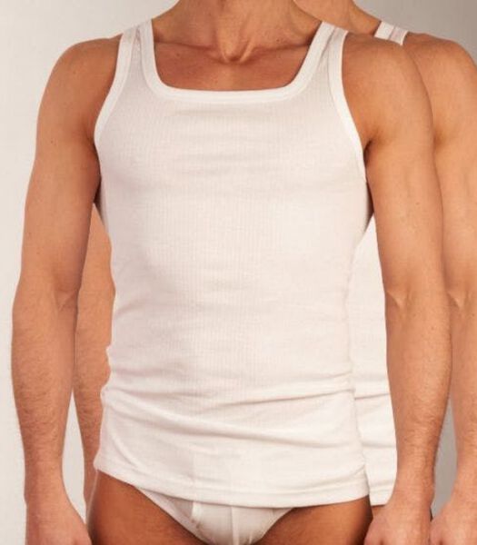 Singlet 2 pack new basic cotton