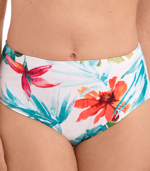 Culotte de bain tropicale taille haute Kiawah island