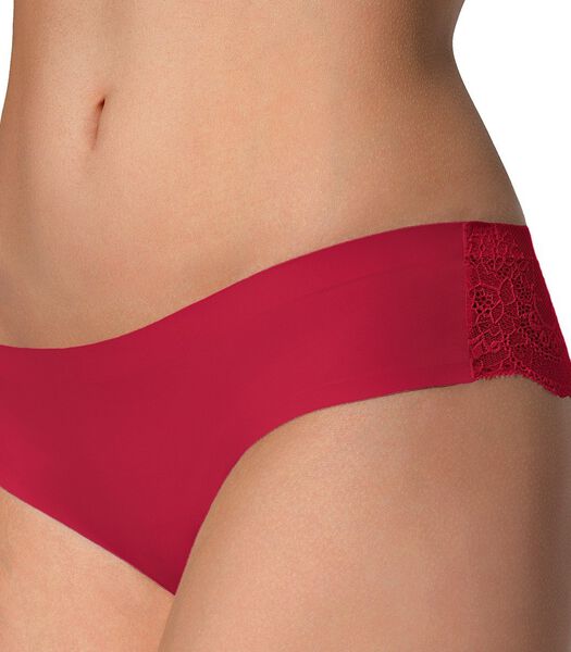 Culotte brésilienne coutures plates avec dos en dentelle Tanga