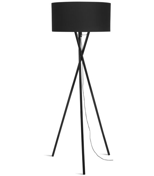 Vloerlamp Hampton - Zwart/Zwart - 65x65x180cm