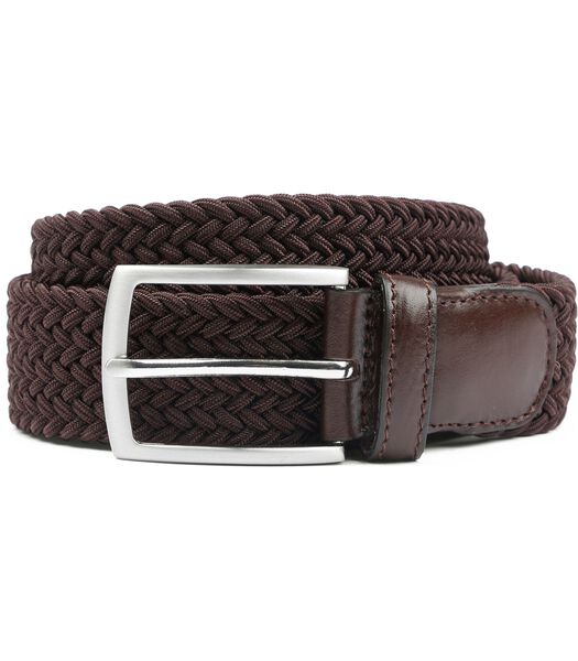 Profuomo Ceinture tissée Marron