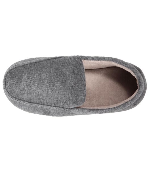 Chaussons mocassins homme Gris Chiné