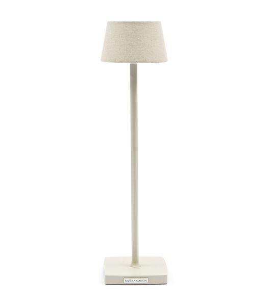 Lampe à poser beige, Lampe LED - RM Luminee USB - Aluminium