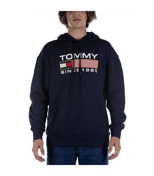 Tommy Hilfiger Reg Athletic Log Blauw Sweatshirt