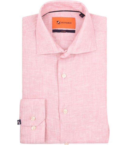 Suitable Shirt Linen Pink