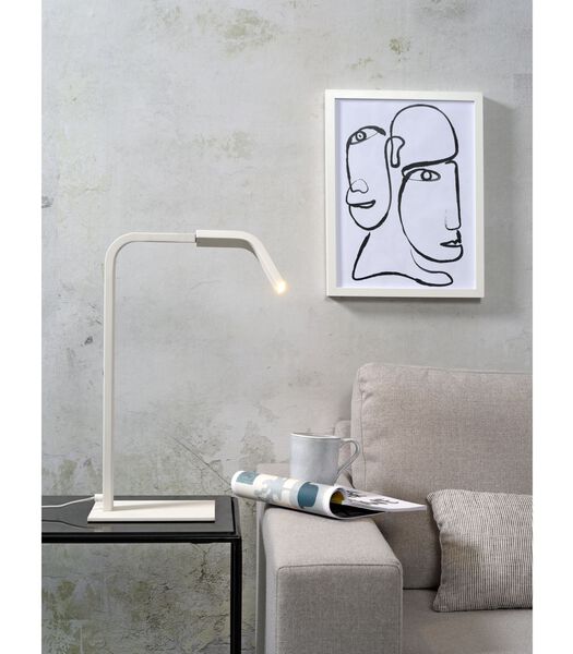 Lampe de Table Zurich - Blanc - 32x21x48cm