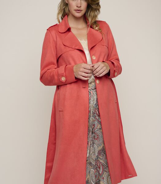 Long trench-coat Coral 48