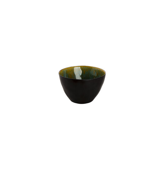 Saladier Lotus 15 cm 1 L  2 pièces Noir Turquoise