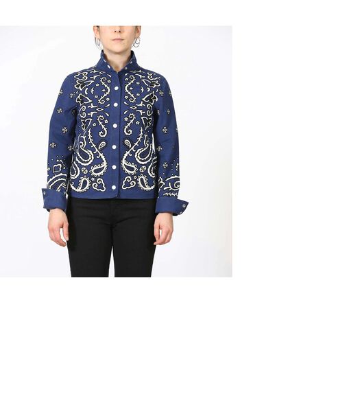 Allover Printed Bandana Workwear Jacket