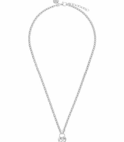 Ketting met hanger voor dames, 925 sterling zilver | hartje