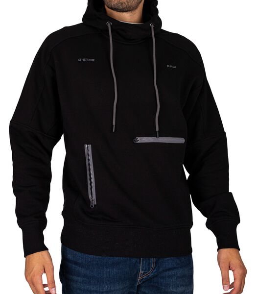 Moto Losse Pullover-hoodie