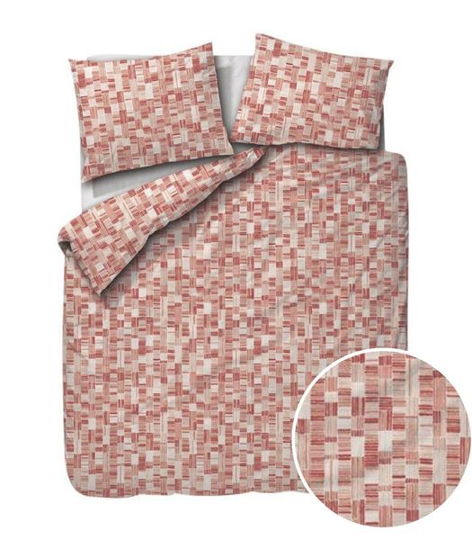 Housse de couette Colorblock coton