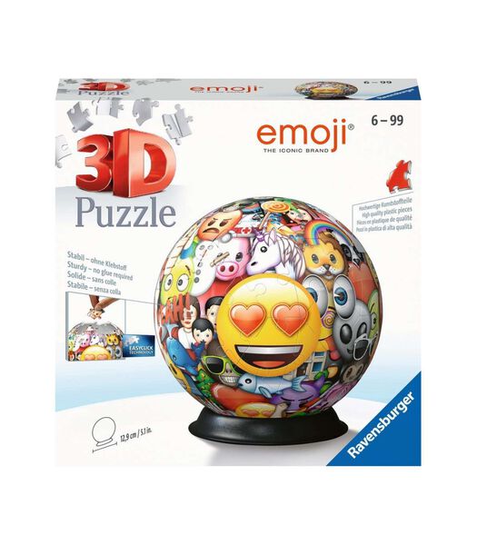 Casse-tête 3D 72 pièces Emoji