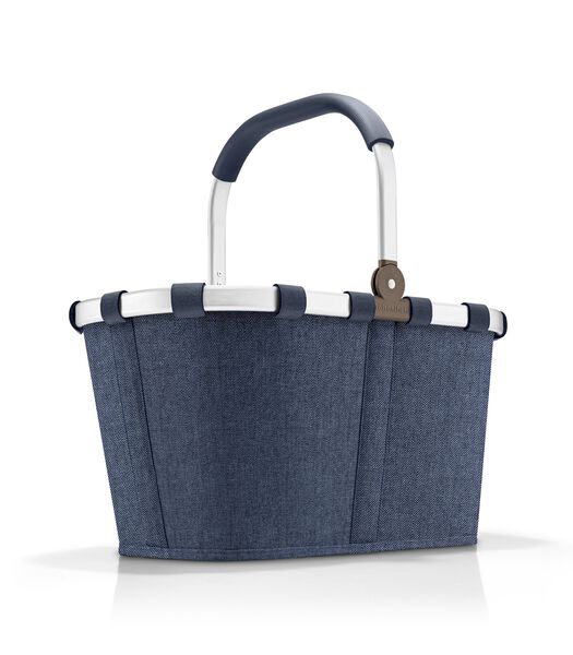 Carrybag - Panier d'achat - Herringbone Bleu Foncé