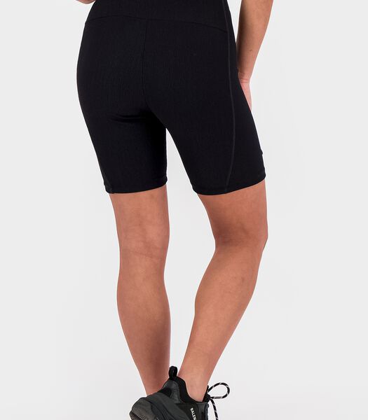 Wmn Oyster Cycle Short Noir