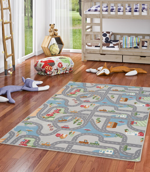 Tapis de rue pour enfants Fun Town