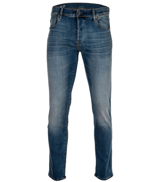 Slim fit jeans van katoenmix, wassingen, voor heren