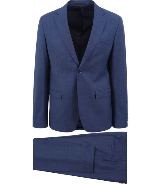 Suitable Strato Toulon Suit Wool Mid Blue