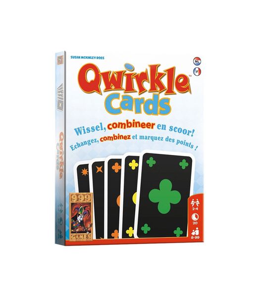 999 Games Qwirkle Cards - Kaartspel - 8+