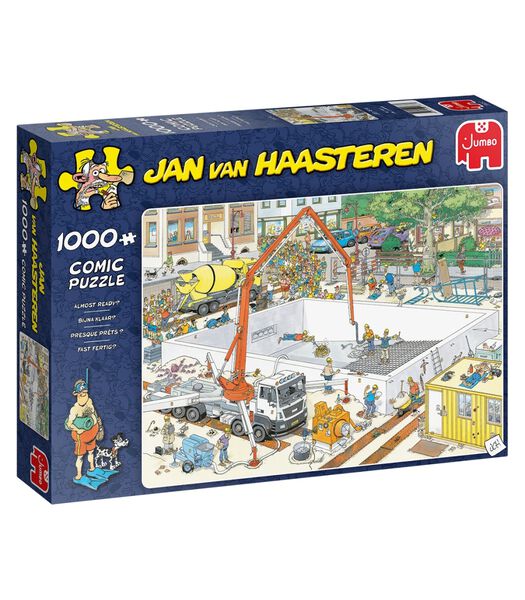 Puzzle  Jan van Haasteren Presque prêt - 1000 pièces