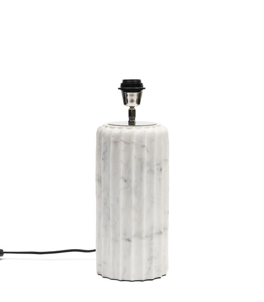 Brielle Tafellamp wit marmer - modern (ØxH) 15x38 cm