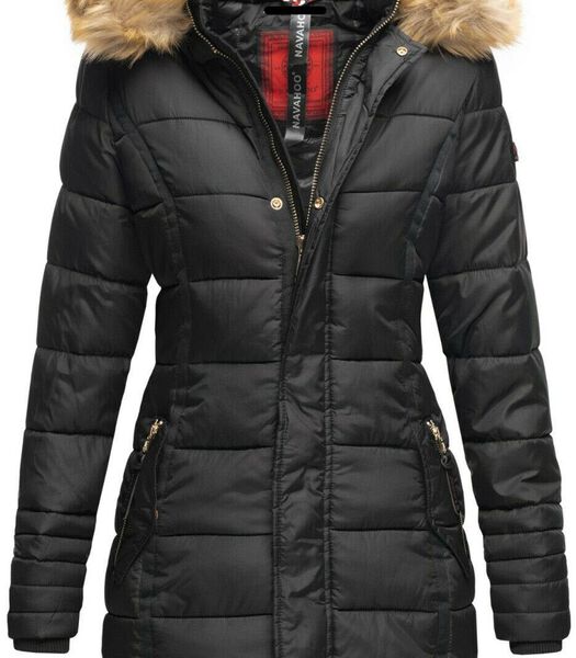Ladys winter jacket Navahoo Papaya Black: XL