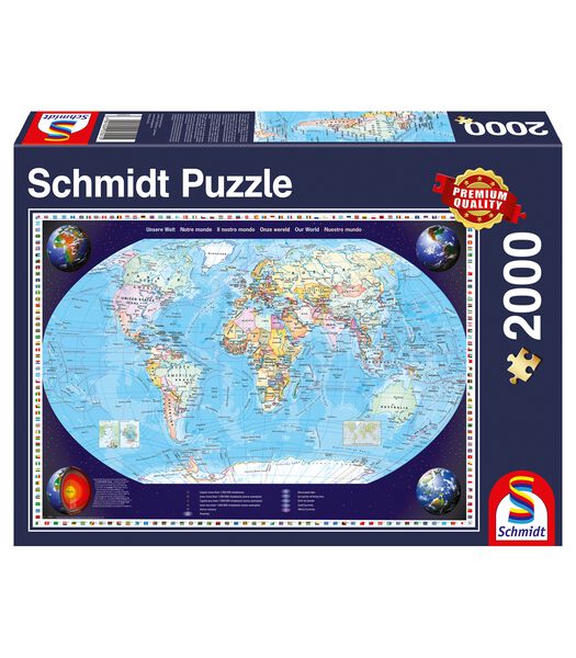 Puzzle de  Notre Monde - 2000 pièces - 12+.