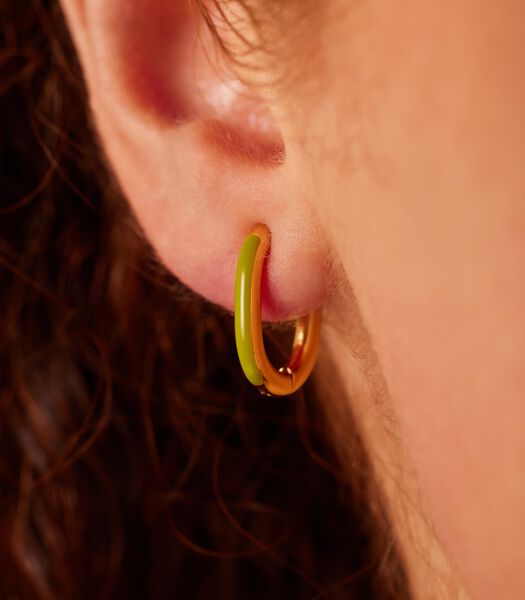 Femmes - Boucle d'oreille avec placage