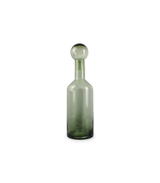Vase avec bouchon 15,5xH55cm vert Fera