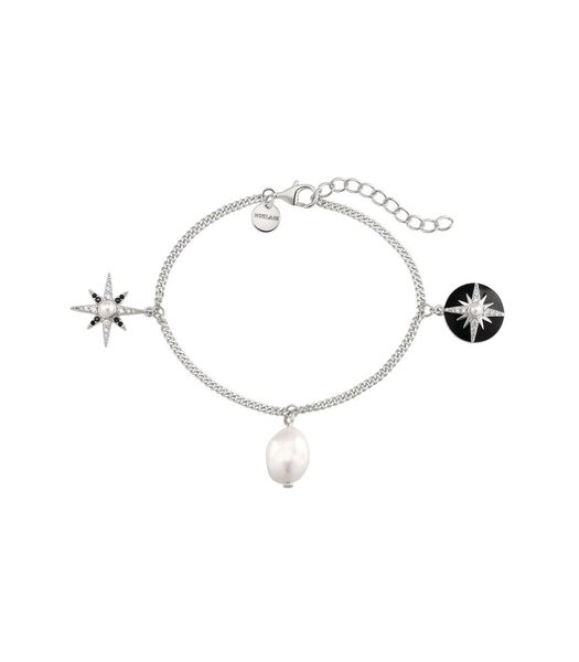 Bracelet pour dames, argent sterling 925, perle | Starburst