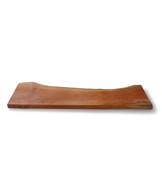 Serveerplank | 80 x 25 cm | Longan hout | Ingefreesde Handgrepen