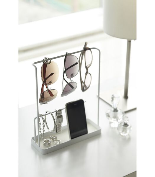 Support pour accessoires et lunettes de soleil - Tower - Blanc