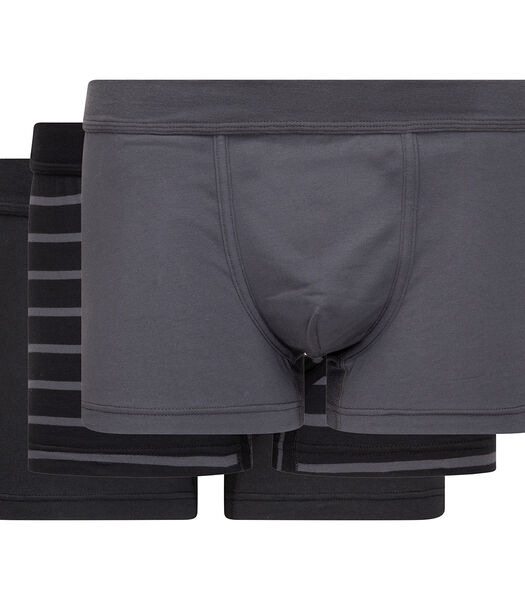 Set van 3 katoenen boxershorts met lage taille Relax