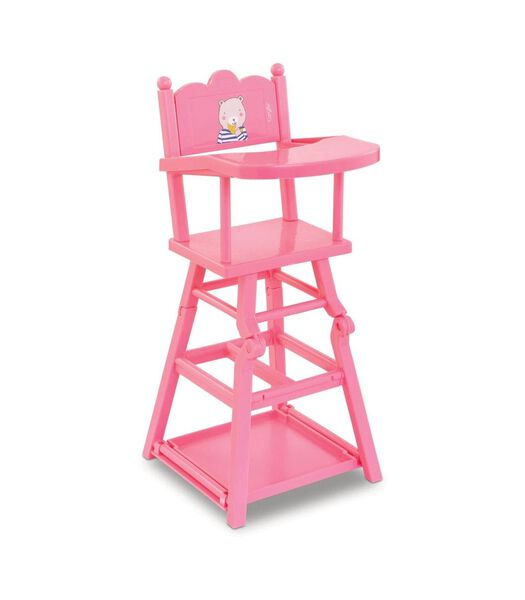 Mon Grand Poupon Chaise de poupée bébé rose 36/42 cm