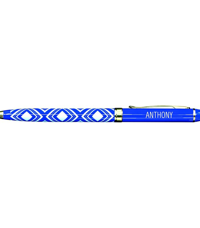 Achetez Editor Stylo fin en métal laqué bleu - Anthony chez  pour  7.96 EUR. EAN: 3605120032879