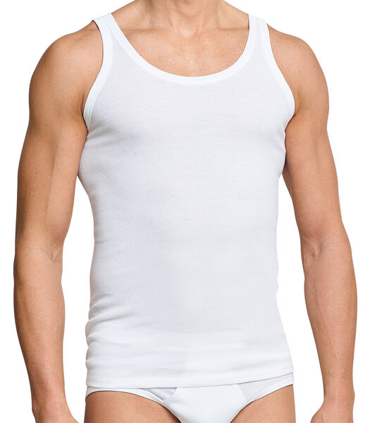 2 pack Cotton Essentials fijnrib - onderhemd