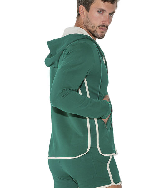 Zip-up sportjack met capuchon Focus