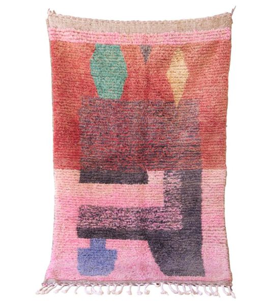 Tapis Berbere marocain pure laine 115 x 187 cm