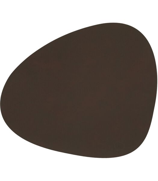 Placemat Nupo - Leer - Dark Brown - 44 x 37 cm