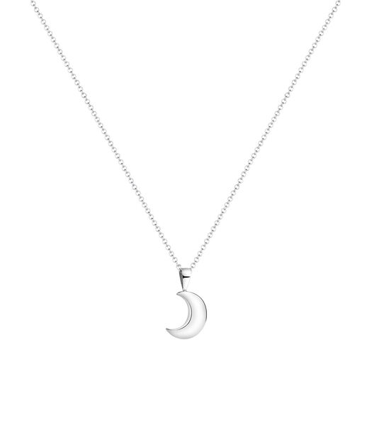 Collier Halbmond Sichel Anhänger Astro Trend 925 Silber