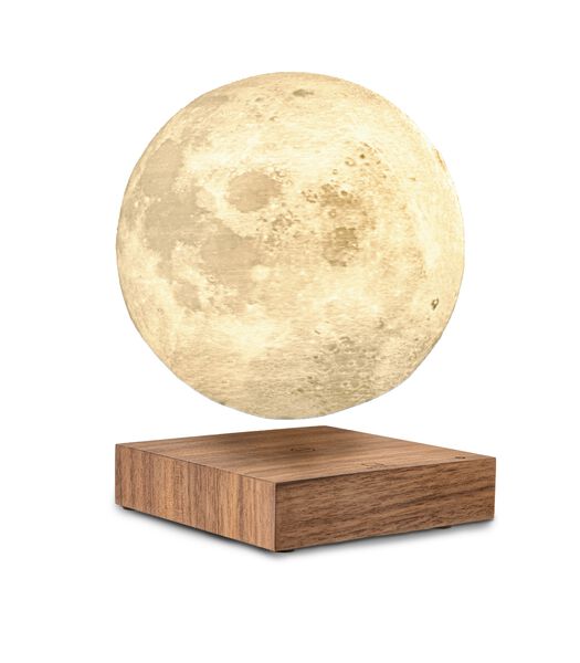 Smart Moon Lamp Zwevende lamp - Walnoot