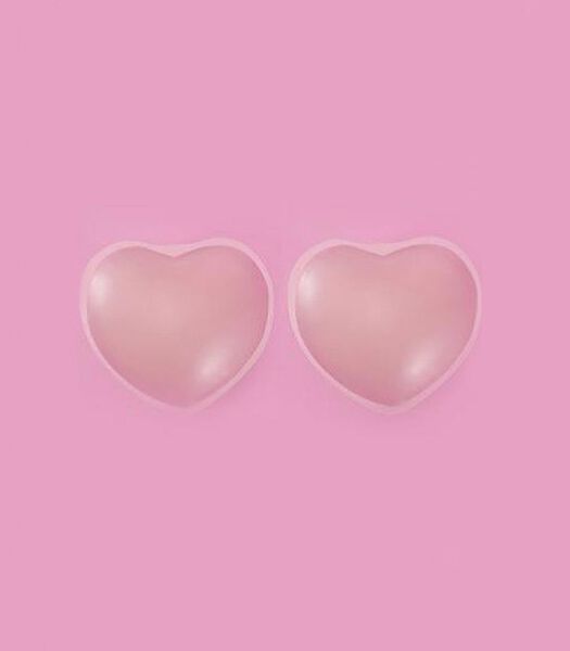 Cache-tétons en silicone forme coeur