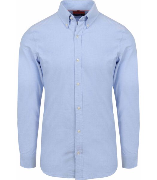Suitable Overhemd Oxford Lichtblauw