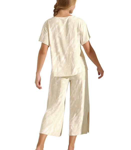Pyjama pantacourt t-shirt manches courtes Naomi