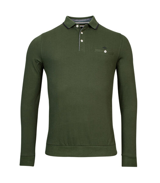 Poloshirt Long Sleeves with chestpocket