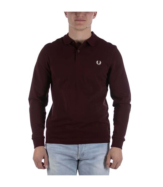 Polo Fred Perry Plain Fred Perry Bordeaux