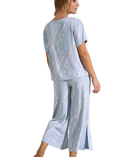 Pyjama pantacourt t-shirt manches courtes Naomi